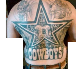 Dallas Cowboys tattoo