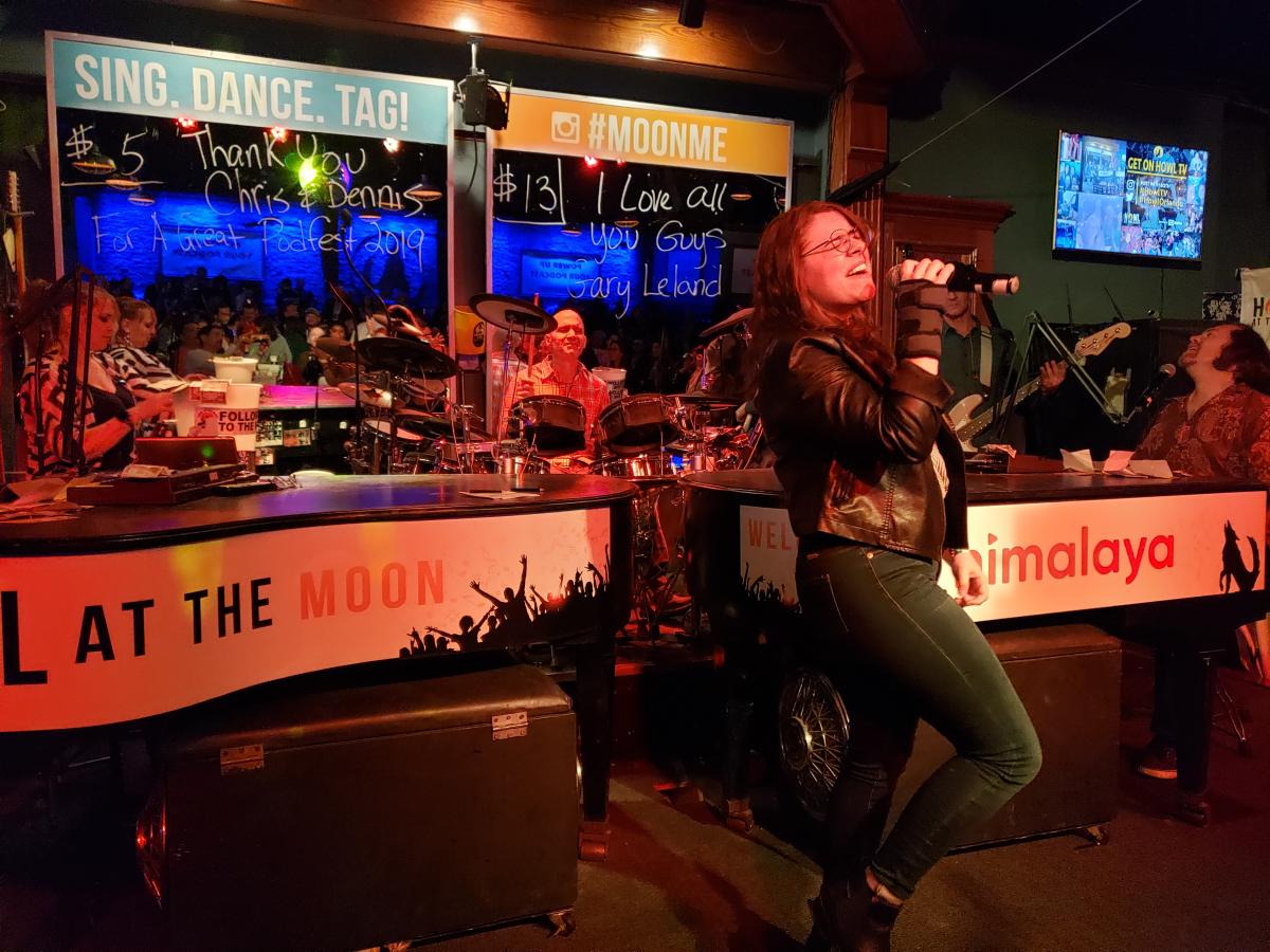 Cat Ridgeway at Howl at the Moon