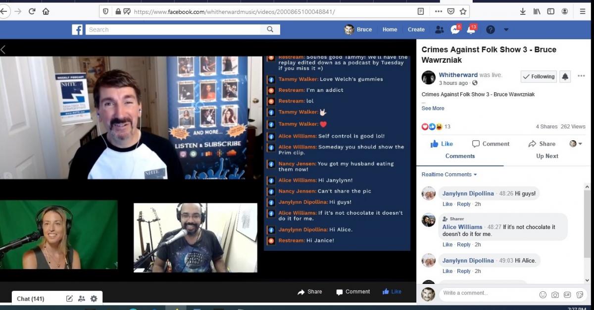 Crimes Against Folk live podcast interview