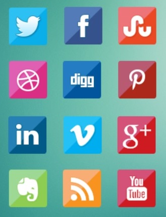 Social media icons