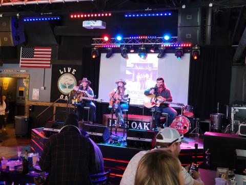 Performers on-stage in Nashville