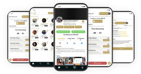 Screenshots of the Owwll app Screenshots of the Owwll app