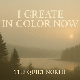 Cover art for I Create in Color Now by The Quiet North